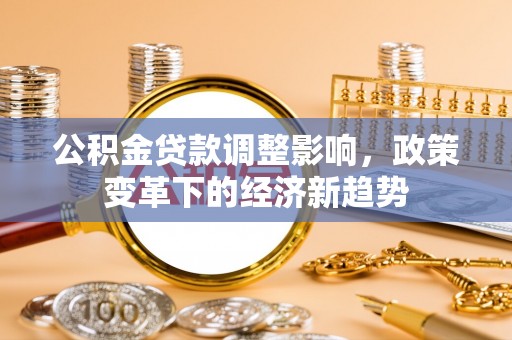 常德公积金贷款调整影响，政策变革下的经济新趋势
